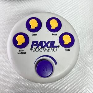 PAXIL Logo White Noise Sound Machine Pharmaceutical Advertising Works 4 Sounds